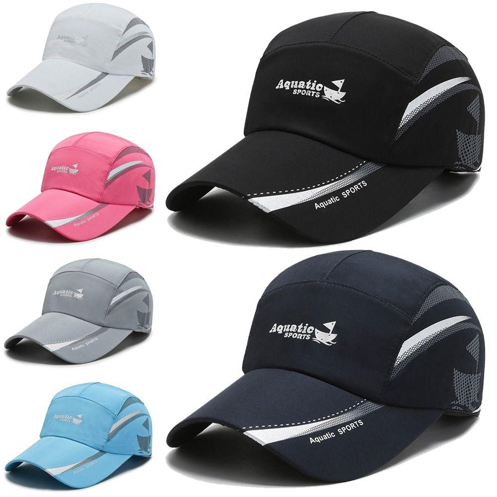 Fashion Adjustable Summer Sunscreen Hats Golf Fishing Cap Baseball Hats Qucik Dry Baseball Caps