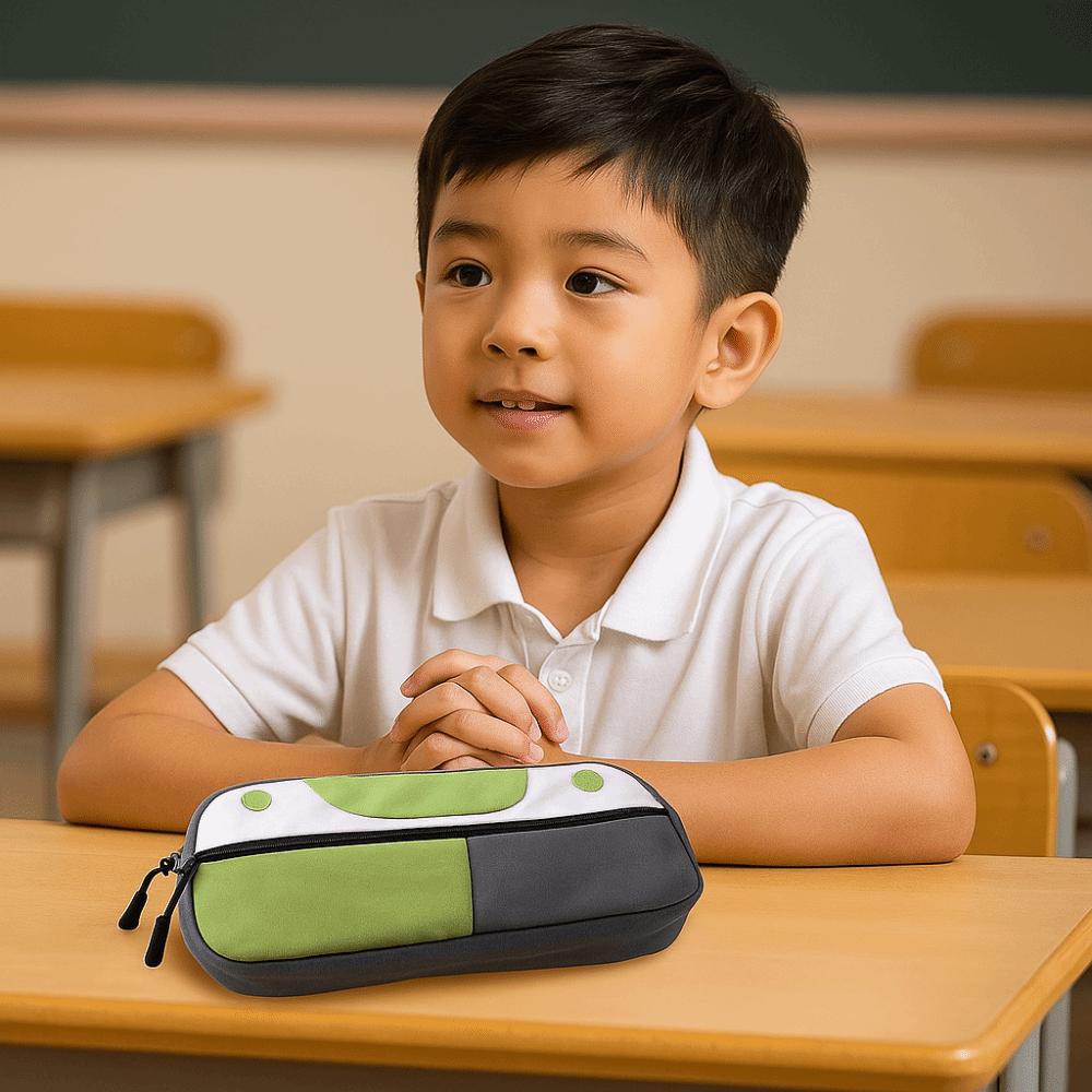 Large Capacity Pencil Pouch Cartoon Pen Bag Fashion Students Pencil Case School Supplies