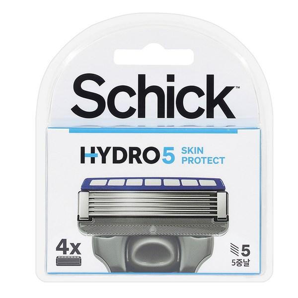Schick Hydro 5 Skin Protect Razor Blades, 4 Packs, 1 Piece ,Korean Razor Blade