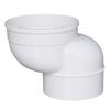 PVC Plastic Toilet Drain Relocation Offset Design Offset Flange Adapter  Bathroom Renovation