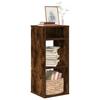VidaXL Bookcase Smoked Oak 34x31x80 Cm Engineered Wood, Storage Cabinet, Storage Shelf, Unit of 860278