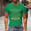 I'm A Biker Dad T-shirt Men Summer Loose Short Sleeve Shirt Harajuku Motorcycle Pattern Men Fashion Father's Day Tshirt Tees