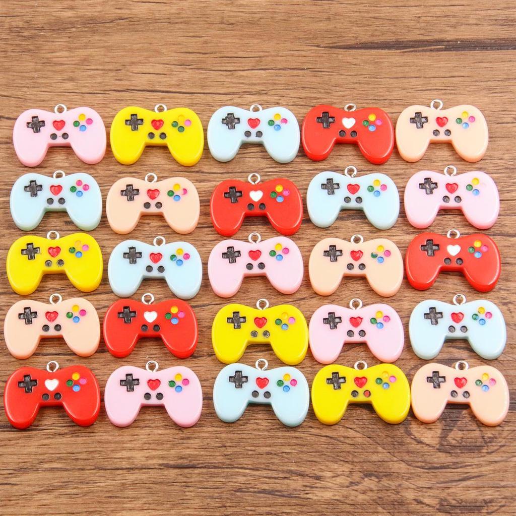 Подвеска-шарм в виде игровой консоли из 10-цветной смолы для ожерелий и браслетов своими руками (19x27мм)