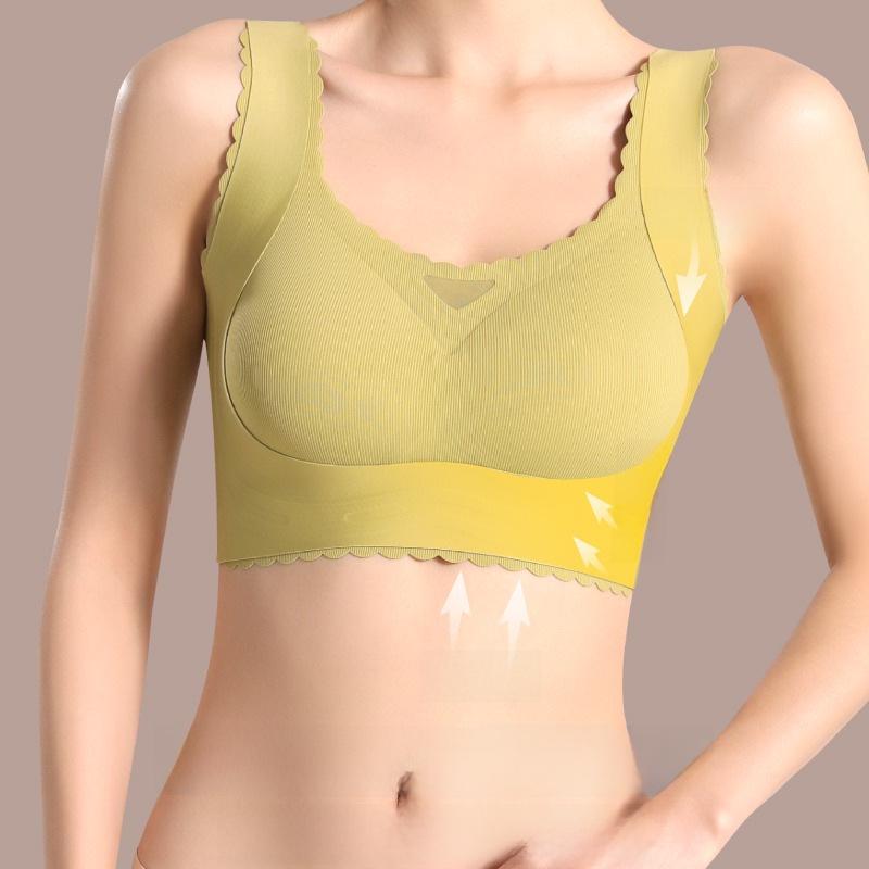 Регулируемый, дышащий, бесшовный бюстгальтер с защитой от провисания для женщин с большой грудью, идеальный для комфорта летом