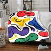 1pc Colorful Patterns Blanket Warm,Perfect for Camping And Travel, Making It a Great Gift for Any Season yy250904189