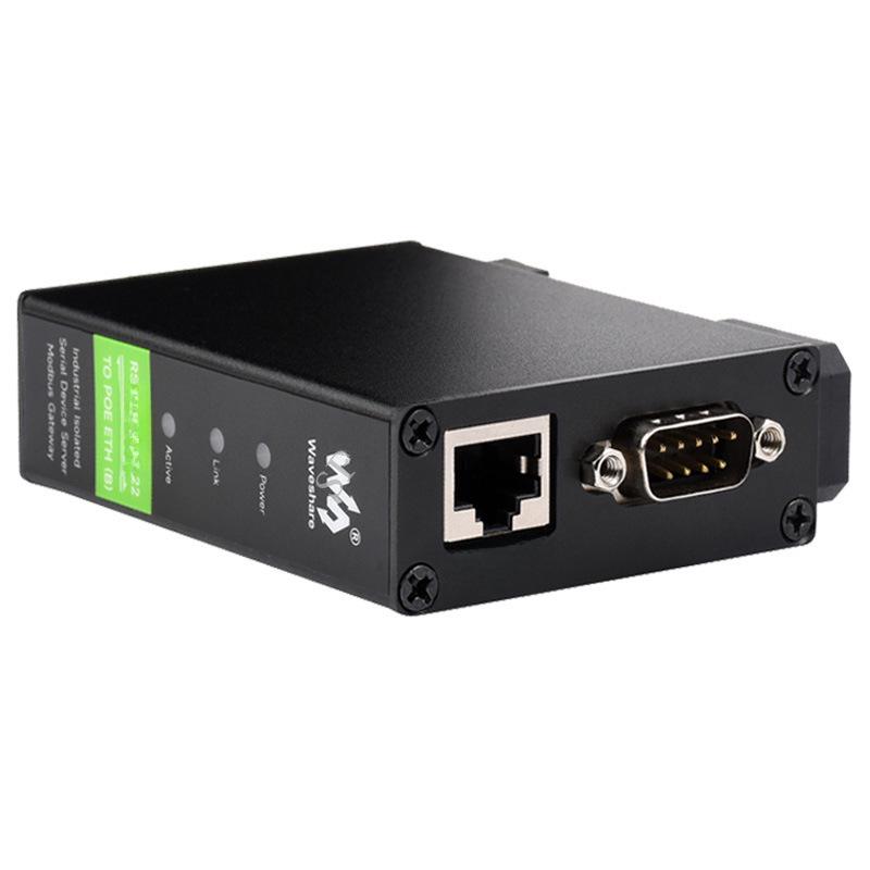 Последовательный сервер на DIN-рейку: Модуль Ethernet TCP/IP RS232/485/422 - RJ45