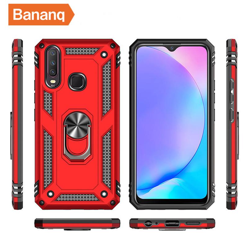 Противоударный чехол-кронштейн Peaktop Armor для VIVO Y17 Y15 Y12 V15 Pro X21 X23 X27 с металлическим кольцом-подставкой для VIVO Nex A