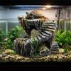 Resin Turtle Basking Platform Sturdy Non-Toxic Reptile Hiding Cave Natural Mountain Cave Artificial Rock Cave Pet Products