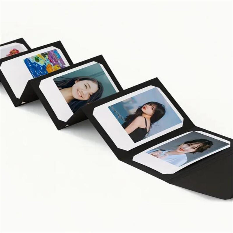 Складной гармошкой DIY Фотоальбом Липкий тип Пустые листы Крафт-бумага Макс. 5 дюймов Памятная книга Подарок Скрапбукинг Фотокарточки Книга