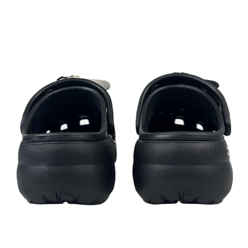 Crocs Классические платформенные клоги BNK Черный Розовый Милый Ретро Пляжные Милые Крутые Облачные Клоги Женские Черный Розовый