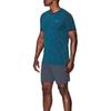 Under Armour Футболка мужская повседневная спортивная с логотипом и круглым вырезом, цвет синий 1289596-953