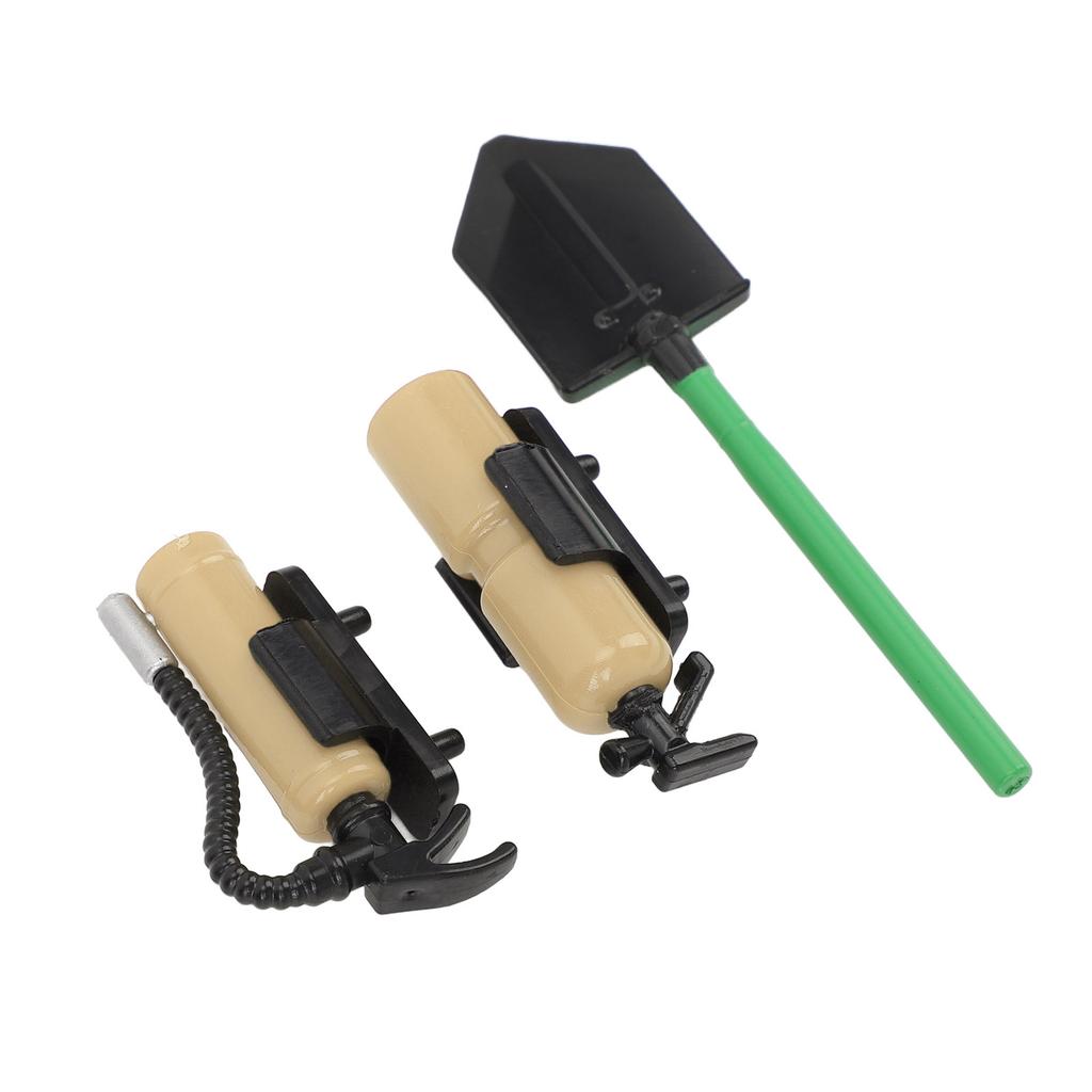 RC Car Fire Extinguisher Shovel Professional Fun Innovative RC Crawler Simulation Decoration for