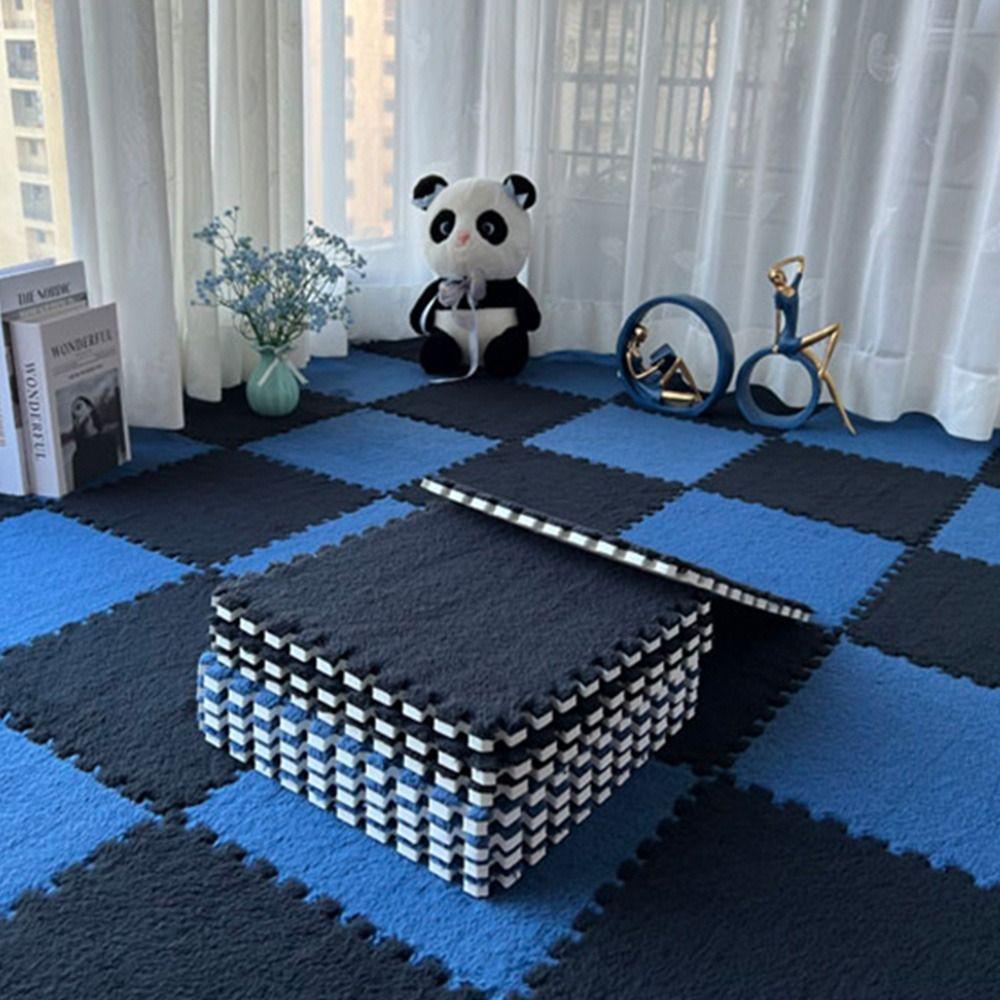 Gift Home Foam Plush Patchwork Floor Mat Baby Play Mat Exercise Children Carpet Bebe Mattress