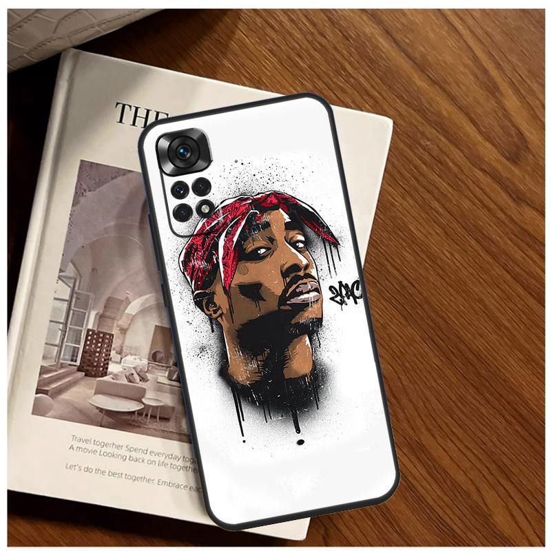 Рэпер 2pac Певец Тупак Чехол Для Xiaomi Redmi Note 13 14 9 10 11 12 15 Pro Plus Чехол Для Redmi 15 C 14C 10C 12C 13C
