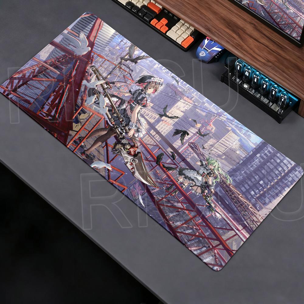 Новый милый большой коврик для мыши MousePad коврик для стола Zenless Zone Zero коврик для клавиатуры Аниме девушка ПК Противоскользящий резиновый игровые аксессуары