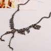 Goth Tyrannosaurus Chain Choker Punk Dragon Necklace Fashion Dinosaur Skeleton Necklace  Friend