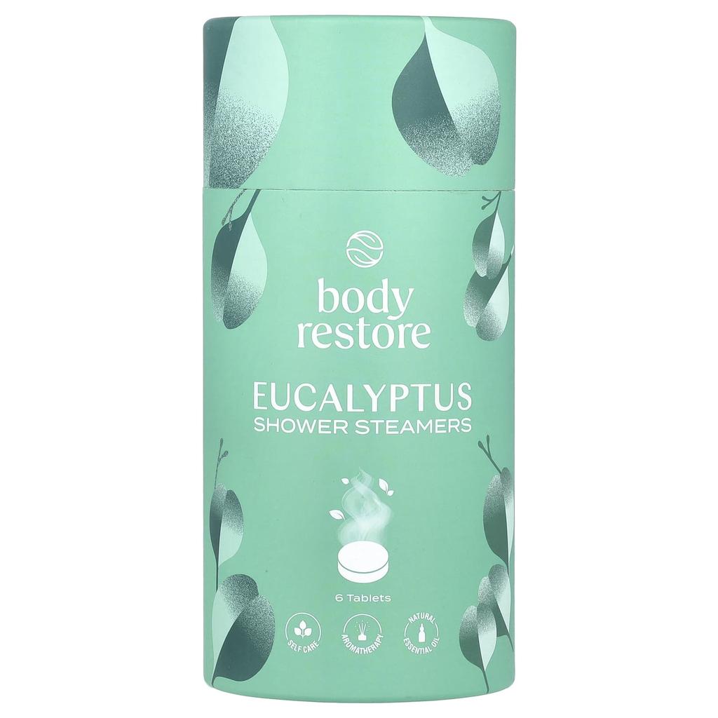 Body Restore Shower Steamer, Eucalyptus, 6 Tablets, 5.3oz