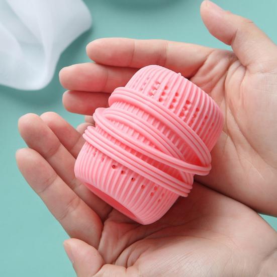 Шарик для стирки белья без складок Быстрая сушка Снятие статического электричества Удаление шерсти и шерсти Многоразовый шар для сушки