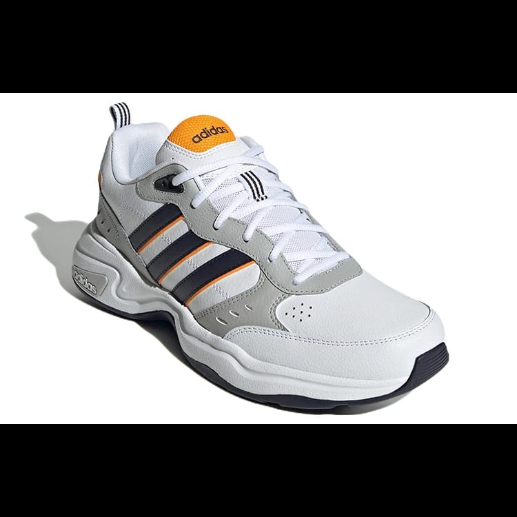 adidas Кеды Neo Strutter из кожи, низкие, повседневные, унисекс, Белый Серый Черный GX0670