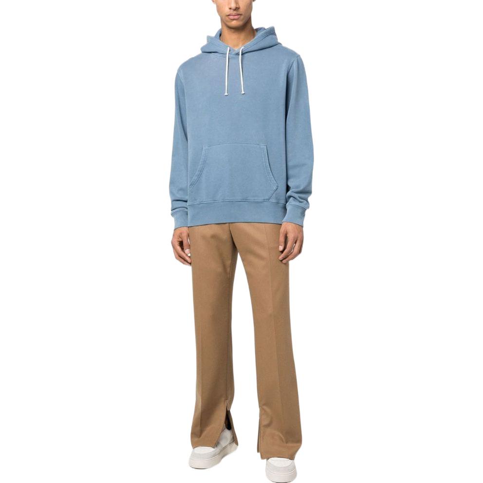 Polo Ralph Lauren FW22 Однотонный пуловер с капюшоном, с длинным рукавом, мужская толстовка, синий 710877093-006