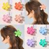 2pcs Women Cute Big Flower Hair Claw Shaped Clip Ladies Girls Candy Colors HairClips~