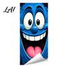 Holiday Trash Can Party Decorations Funny Cartoon Sticker Cute Big Eye Expression Decorative Removable PVC Stickers for Recycling Bins Adhesive