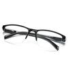 Trendy Unisex +75 To +400 Fashion Ultra Light Black Women Men Presbyopic Eyewear Reading Glasses with Strength Half Frame Far Sight Glasses