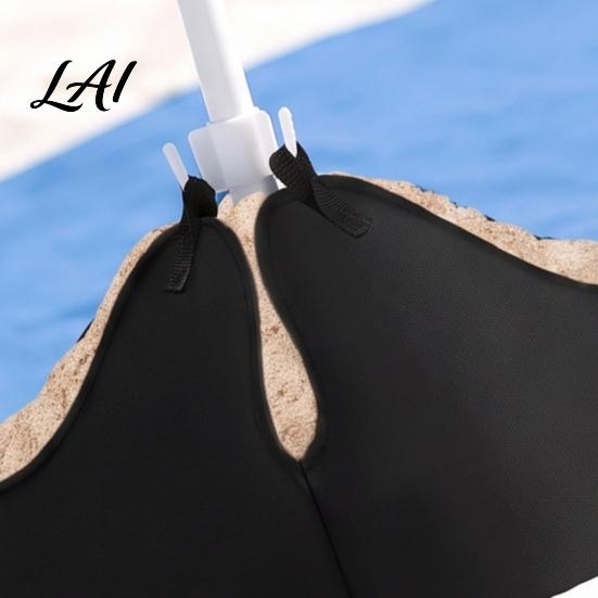 Oxford Cloth Sandbag Beach Umbrella Base Weight Fillable Sand Bag Heavy Duty for Sun Stand Outdoor Patio Garden Umbrellas Portable Anchors