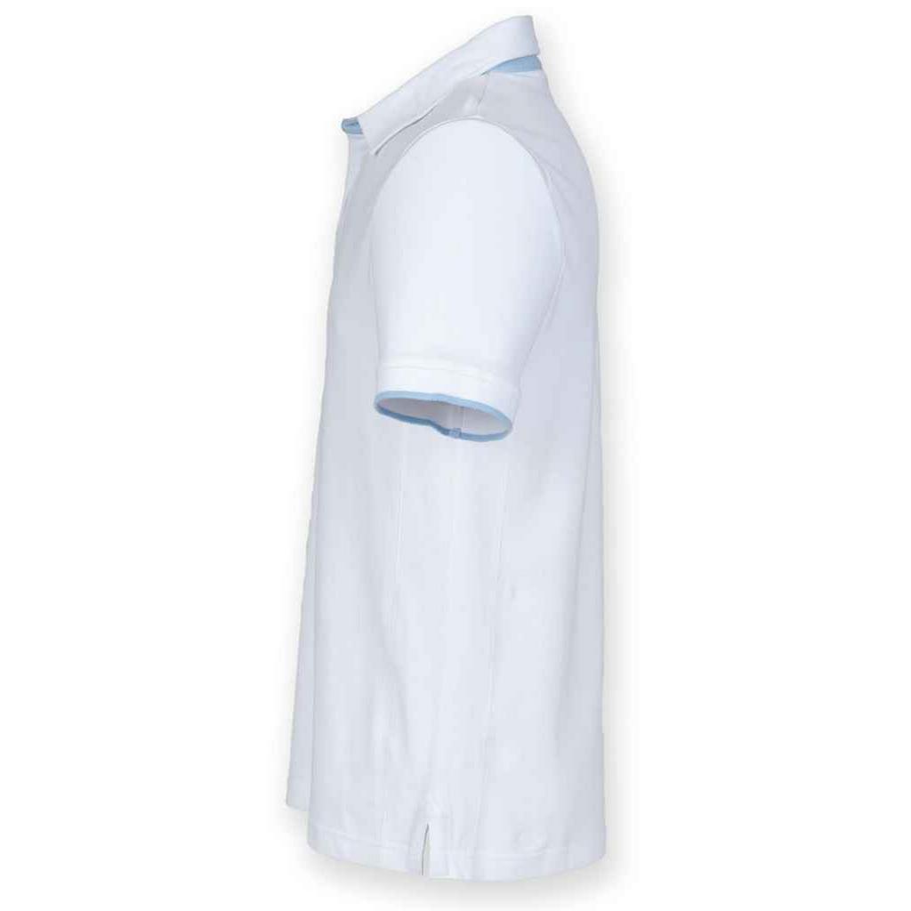 Front Row Мужская рубашка поло с контрастным пике