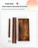 Solid Wood Multifunctional Calligraphy Brush Hanger and Storage Rack for Scholar's Four Treasures