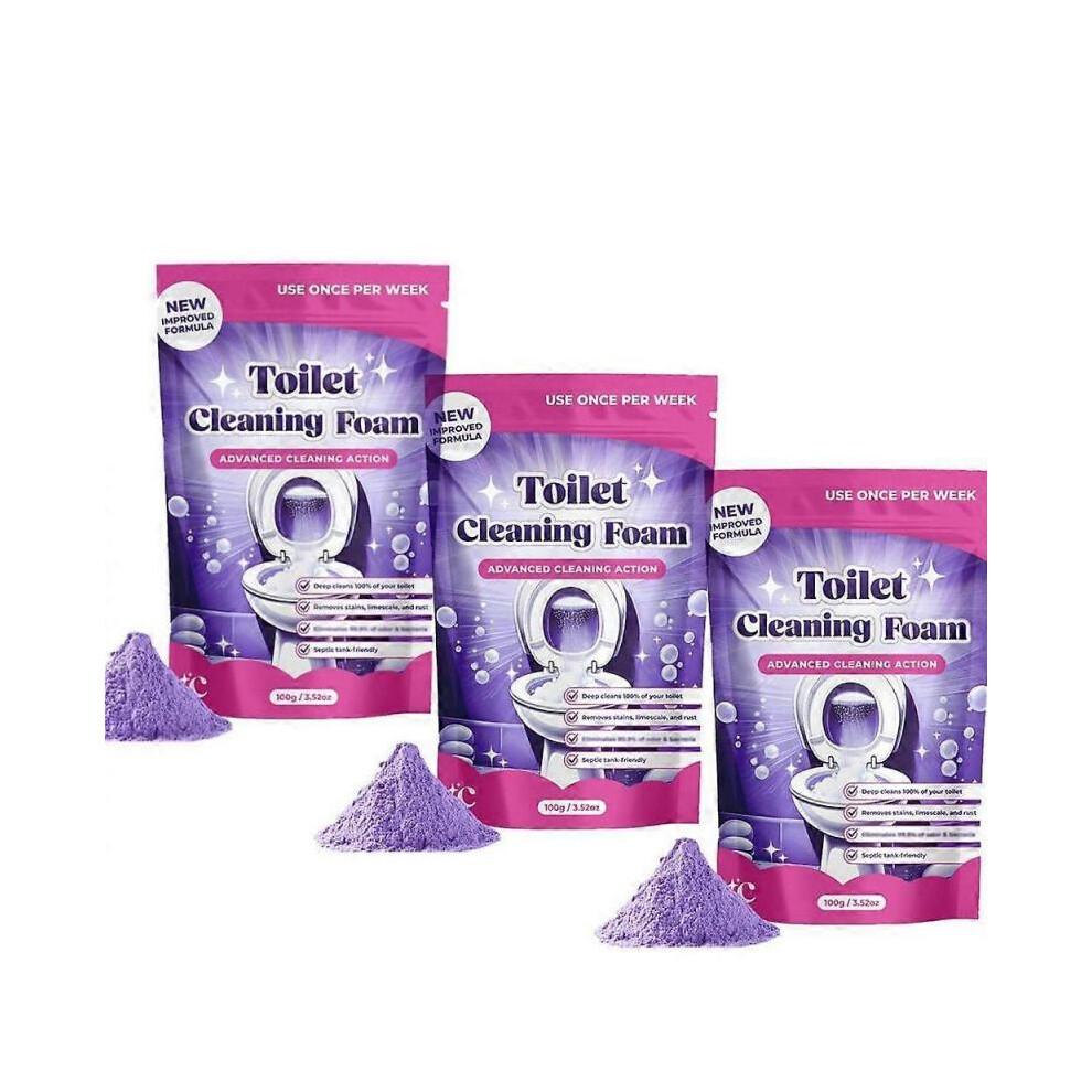 (3шт)1-5x Чистящая пена для унитаза Fizzclean, Чистящая пена мгновенного действия Fizzclean