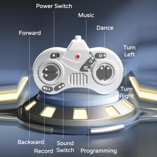 2.4GHz пульт дистанционного управления робот щенок голос интерактивный сенсорный обучающий танцевальный музыкальный RC
