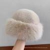 2024 Шапка из искусственной норки в монгольском стиле: Теплый, Пушистый и Универсальный с Защитой Ушей для Осени и Зимы