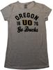 Pro Edge Juniors Утки Орегона UO Go Ducks 1876 Пятнистая Белая Рубашка Новая S, M, L