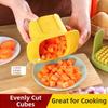 Manual Dicing Vegetable Chopper Multi-functional Onion Slicer Vegetable Shredder  Meal Prep