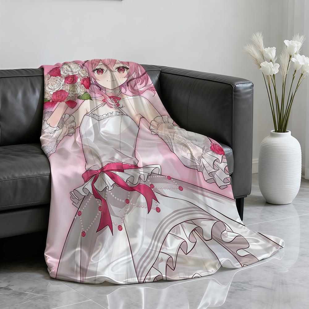 Virtual idol Rosemi Lovelock Blanket Soft Throw Blanket for Home Bedroom Bed Sofa Picnic Travel Office Rest Cover Blanket Gift