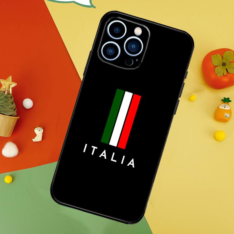 Italy Flag Vintage Italian Phone Case For iPhone 18 17 Pro Max 16 15 14 13 12 11 Pro Max Plus 12 13 Mini 16e 17 Air Cover