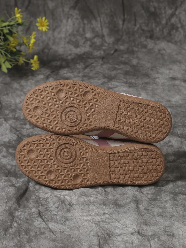 2024 New Pink Ladies Leisure and Comfortable Shoes In Spring Autumn Soft-soled Leather Fashion Shoe Sports Shoes Women Sneakers