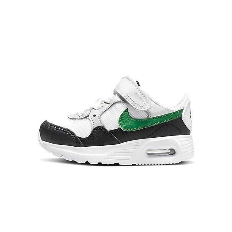 Nike Air Max SC Амортизация Устойчивость к истиранию Дышащие Низкие Детские Кроссовки Белый Зеленый Для Младенцев И Малышей CZ5361-112