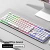 Проводной механический комплект клавиатуры и мыши USB для настольного компьютера/ноутбука, для игр