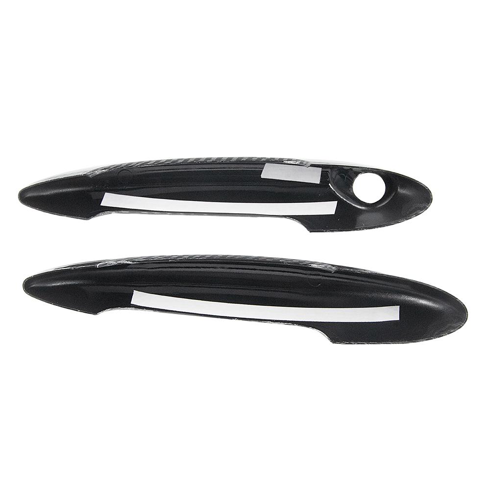Car Door Handle Cover For BMW MINI R50 R52 R53 R55 R56 R57 R58 R59 1Pair Door Handle Black or Carbon Fiber Cover Car Accessories