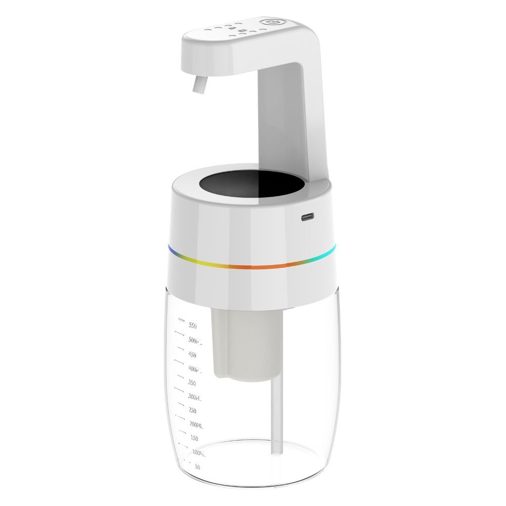 Автоматический дозатор мыла с USB-зарядкой, 4-ступенчатая регулировка, дышащая подсветка, дозатор пенного мыла, настенный дозатор лосьона