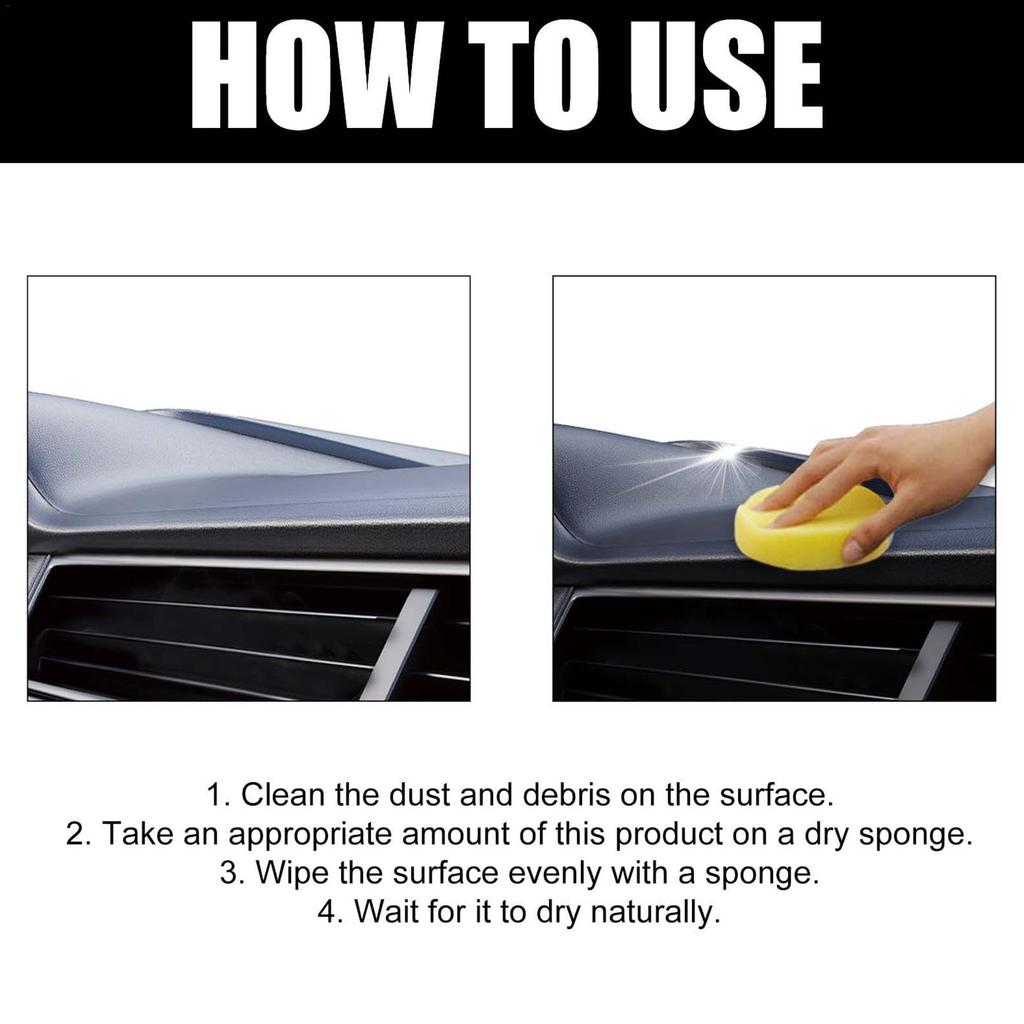 100г Полироль для салона автомобиля Крем для восстановления кожи Бальзам для кожи автомобиля Восстановитель приборной панели салона автомобиля