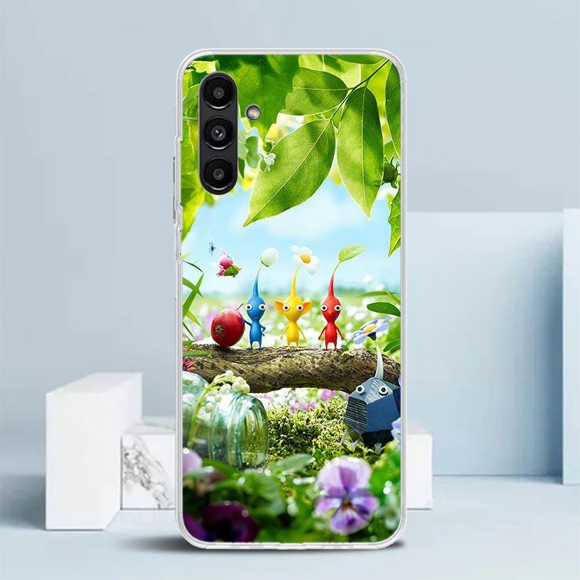 Игровой чехол P-PikminS 4 для Samsung Galaxy A17 A37 A57 A16 A26 A36 A56 A15 A14 A55 Чехол для телефона A13 A53 A25 A35 A24 A34 A23 A33 Gal
