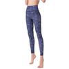 YOGALOVE Floral Print Yoga Cropped for Hot Yoga Size Women's Leggings, Quick-Drying, Length, (Floral Navy, L)