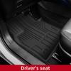 LUCKEASY Left Drive for Mazda CX-30 CX30 Fuel 2020-2025 TPE 3D Car All-weather Floor Mat Trunk Pad Protective Accessories Black