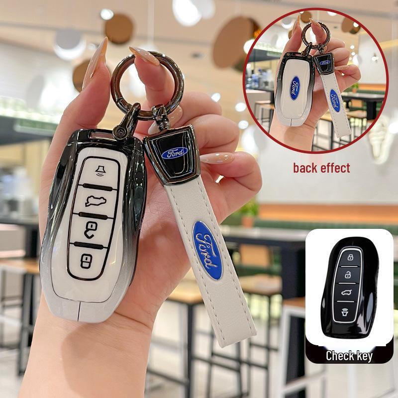 JMC Ford Lingrui Lingyu & Tureo E Quan Shun Metal Key Cover Case