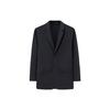 Champion All-Weather Series Solid Color Long Sleeve Slim Fit Suit Jacket Men Outerwear Black 152410605-4