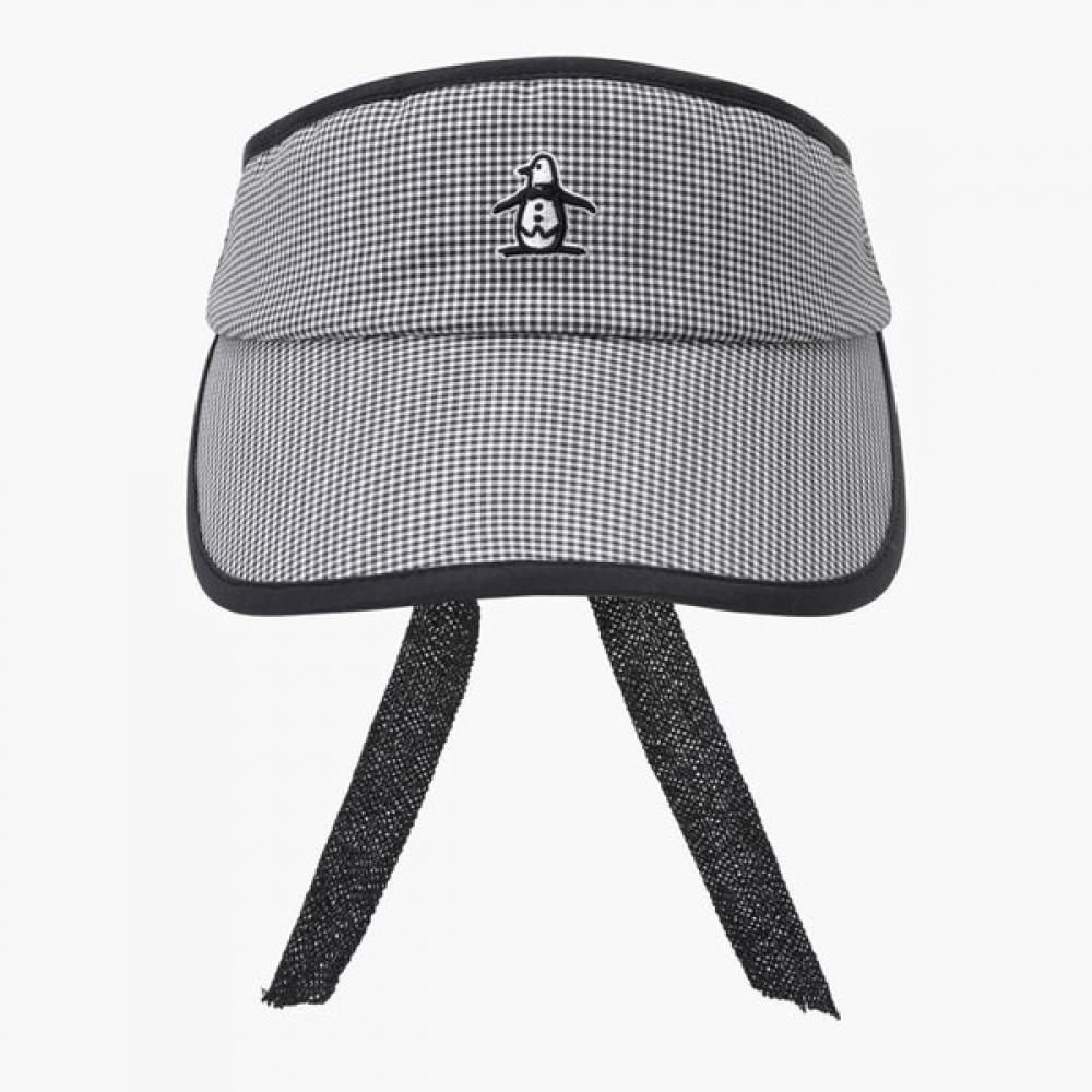 MunSingwear Women S SeerSucker Wide Brim viSor Black Mr222lcp55