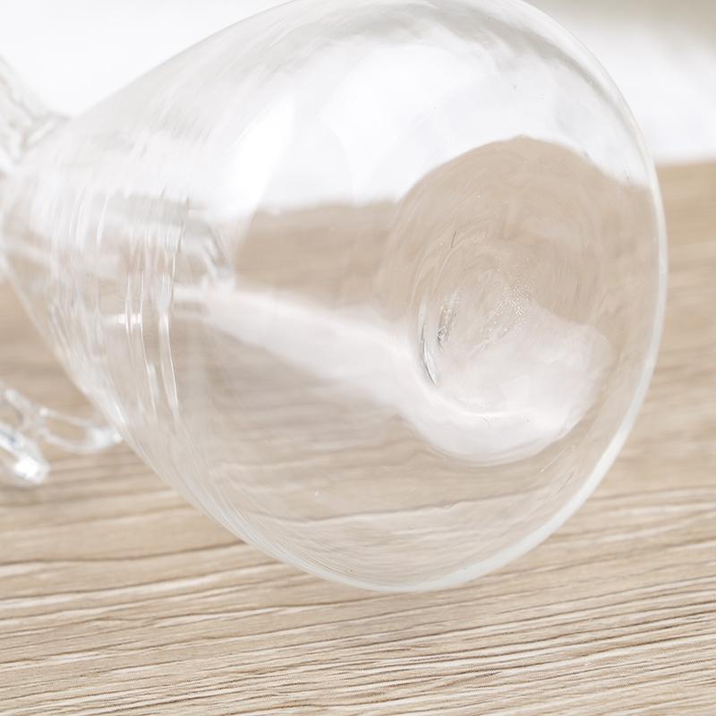 1 шт., прозрачная стеклянная ваза для цветов в форме ангела, подвесная ваза для растений, садовый декор